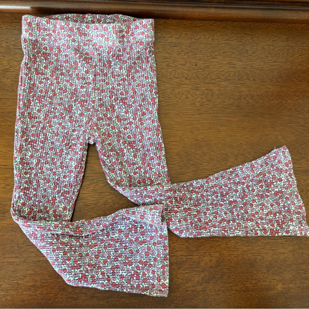 Zara Multicolor Floral flared tights